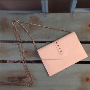 Danielle Nicole WHT. Crossbody W/Chain Strap